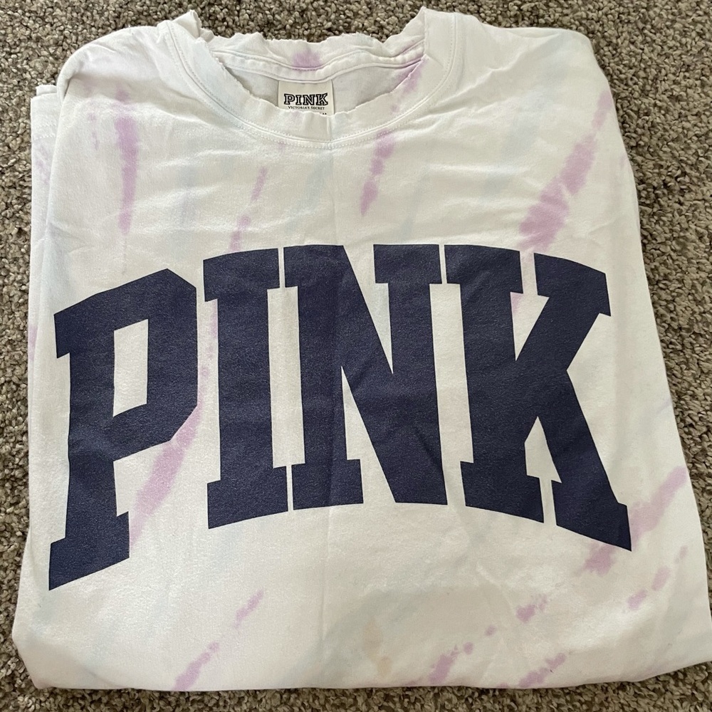 PINK Tie-dye long sleeve